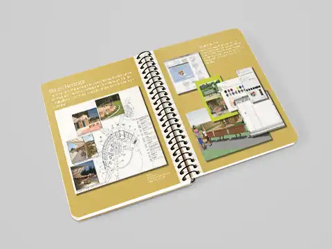 Spiral wire-o bound book printed by Rainbow Book Printing